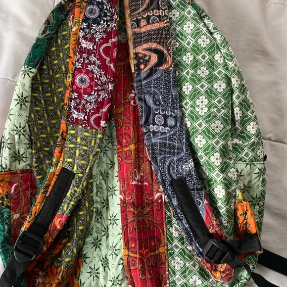 🧚🏼‍♂️SOLD🧚🏼‍♂️Patchwork Backpack - Picture 2 of 8